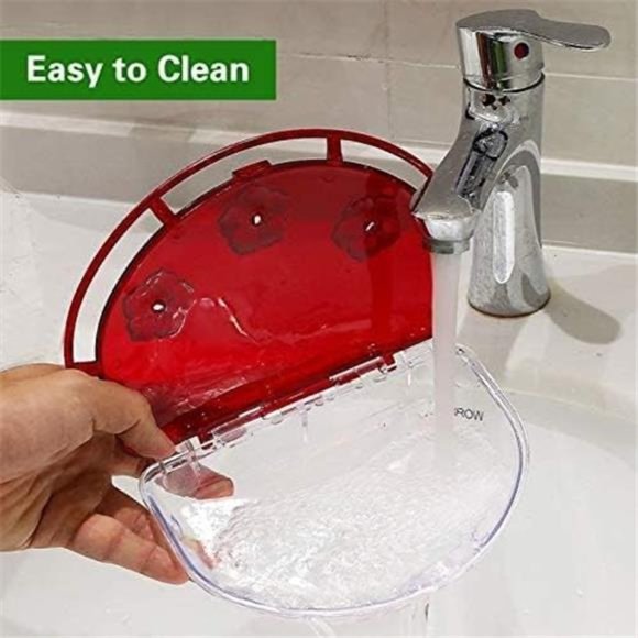 Hummingbird Window View Feeder Jewel Box Suction Cups Bird - Picture 2 of 2